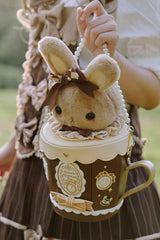 Lovely Teacup Rabbit Bowknot Sweet Lolita Shoulder Bag 5 Colors - Product - 19