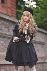 Princess Lost In The Fog Ruffle College Style Elegant Classic Lolita JSK Dress 2 Colors - Product - 7