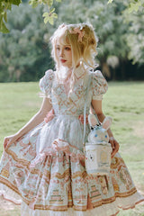 Lovely Teacup Rabbit Bowknot Sweet Lolita Shoulder Bag 5 Colors - Product - 9