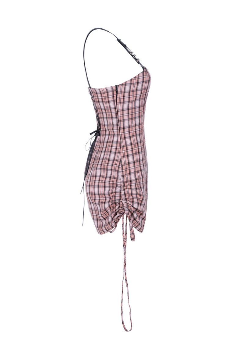 Cute High Waist Women's Steam Punk Strap Dress - Product - 10