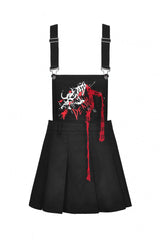 Black Devil Blood Women's Punk Suspender Pleated Skirt - Product - 3