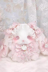 Pink Lop-Eared Rabbit Doll Bowknot Lace Sweet Lolita Bag - Product - 2