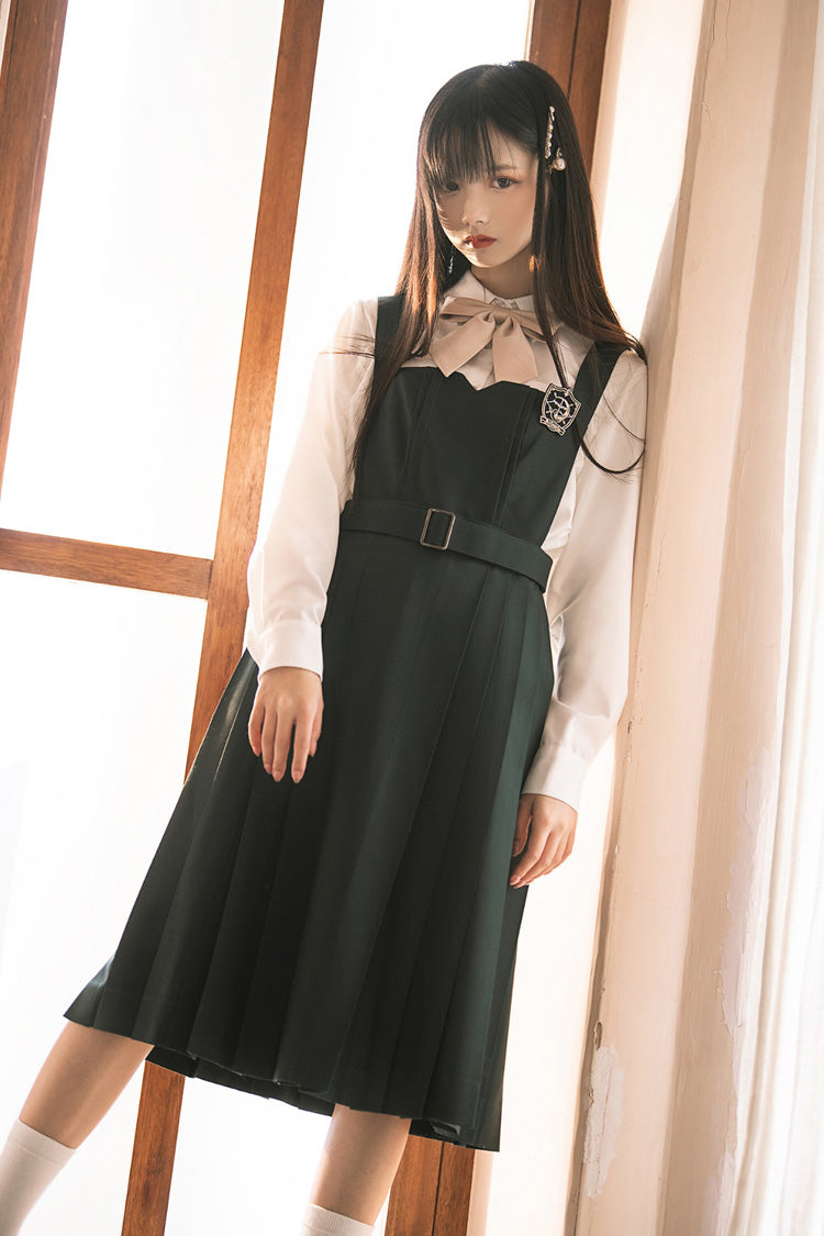 Green [Artemis] Sweet College Style Elegant Lolita Jumper Dress - Product - 16