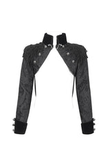 Black Tassels Swallow Tailed Men's Gothic Jacket - Product - 9