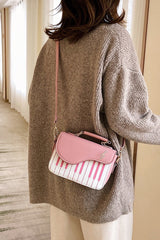 Piano Notes Embroidery Sweet Classic Lolita Shoulder Bag 3 Colors - Product - 11