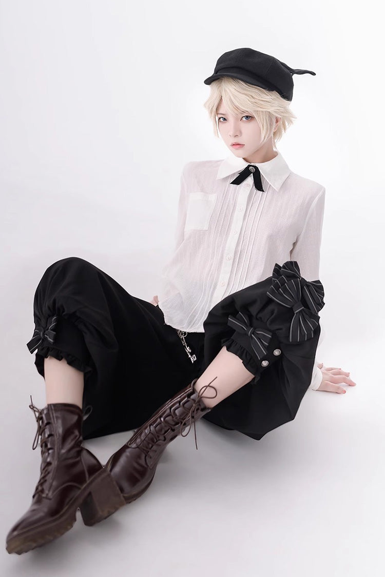 Bowknot Ouji Fashion Lolita Beret 3 Colors - Product - 4