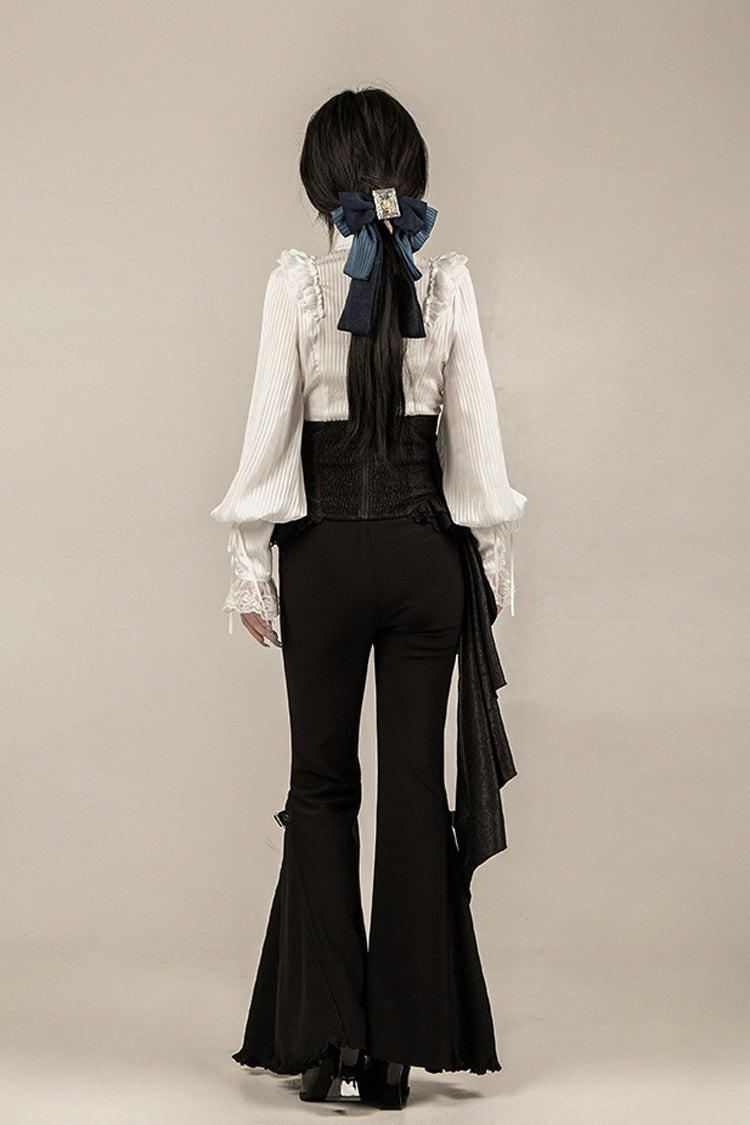 Black [Gold Hunter] Long Sleeves Pirate Style Gothic Long Pants - Product - 18