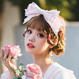 Miss Betty 5 Colors Bowknot Lolita KC Headdress - pink - 2