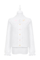 Yellow Nostalgic Showa Custard Cream Puff Sleeveless Triple-Layered Ruffled Bow Lace-Up Tiered Cake Sweet Jsk Dress - Top - 13