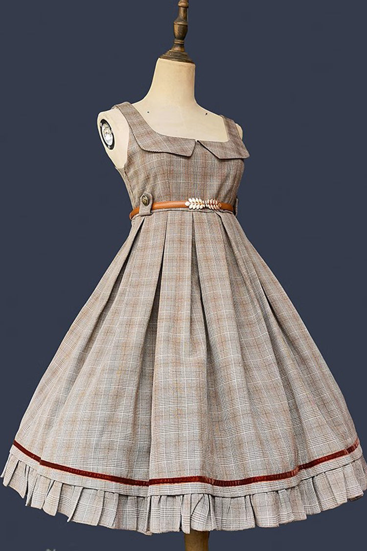 Princess Lost In The Fog Ruffle College Style Elegant Classic Lolita JSK Dress 2 Colors - Product - 14