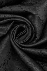 Black Short Puff Sleeves Lace-Up Women's Gothic Dress - Product - 8