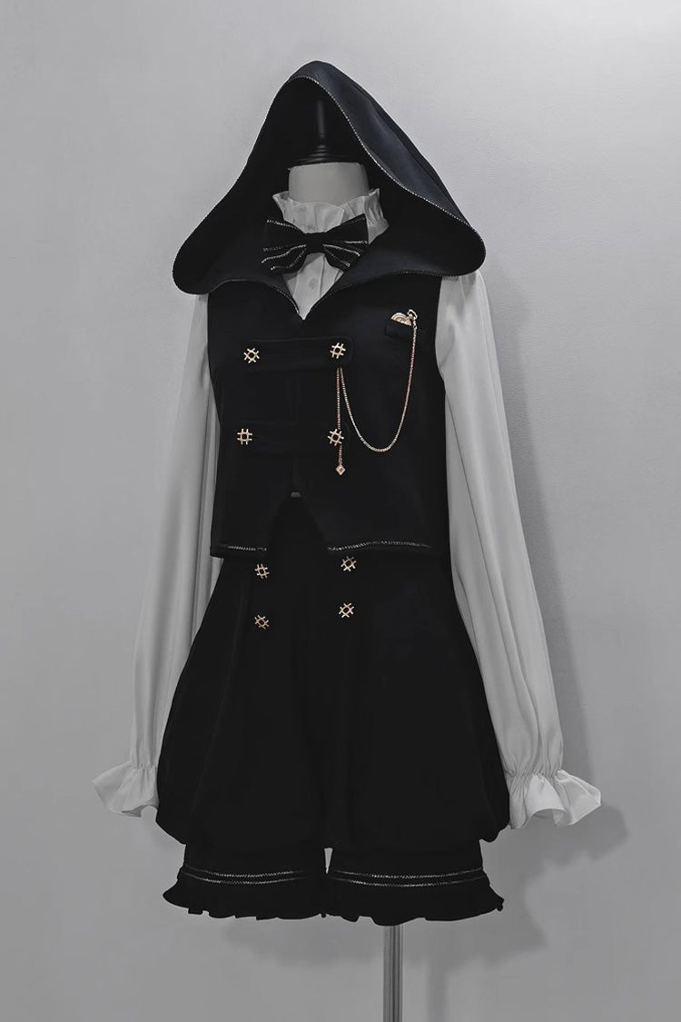 White Anxious Rabbit Long Sleeves Ouji Fashion Gothic Lolita Blouse - Product - 6
