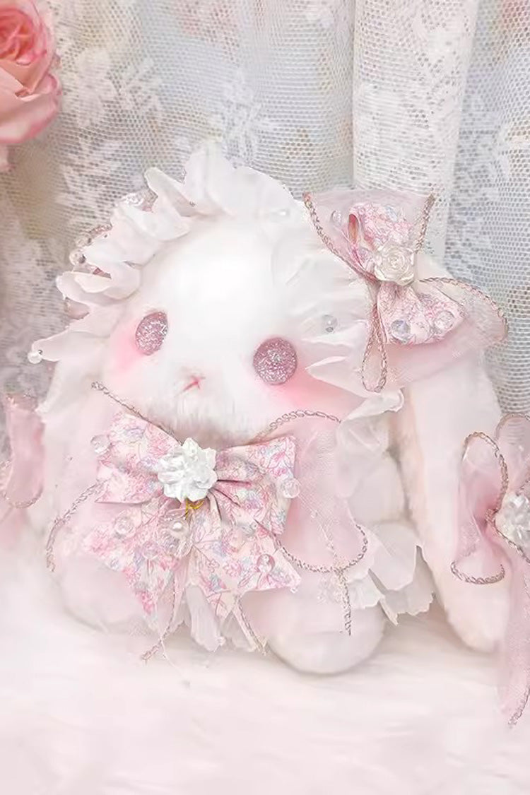 Pink Lop-Eared Rabbit Doll Bowknot Lace Sweet Lolita Bag - Product - 4