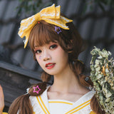 Miss Betty 5 Colors Bowknot Lolita KC Headdress - yellow - 3