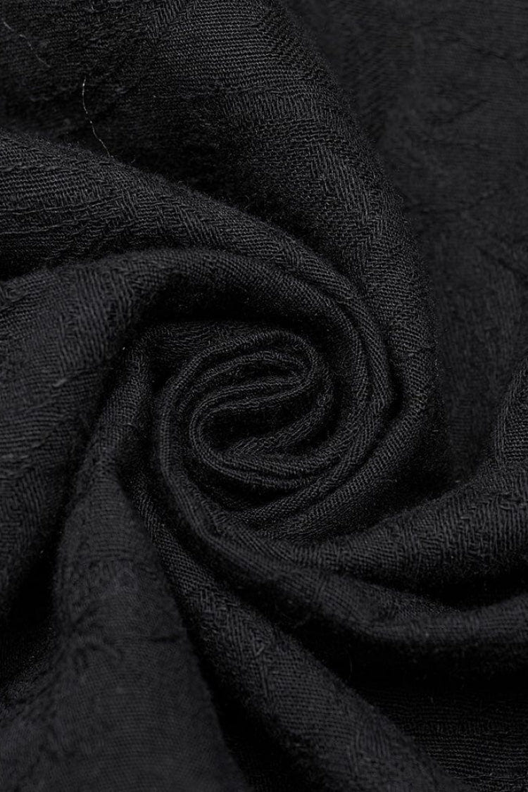 Men's Long Puff Sleeves Shoulder Straps Embroidery Mens Gothic Blouse 2 Colors - Product - 15