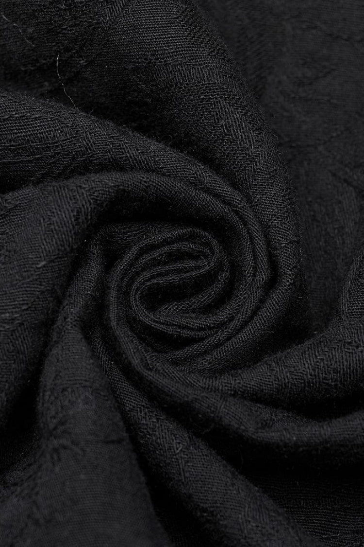Men's Long Puff Sleeves Shoulder Straps Embroidery Mens Gothic Blouse 2 Colors - Product - 15