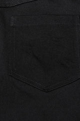 Black Stitching Mesh Triangular Buckle Women's Punk Fishtailed Skirt - Product - 7