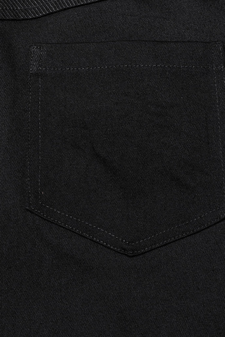Black Stitching Mesh Triangular Buckle Women's Punk Fishtailed Skirt - Product - 7