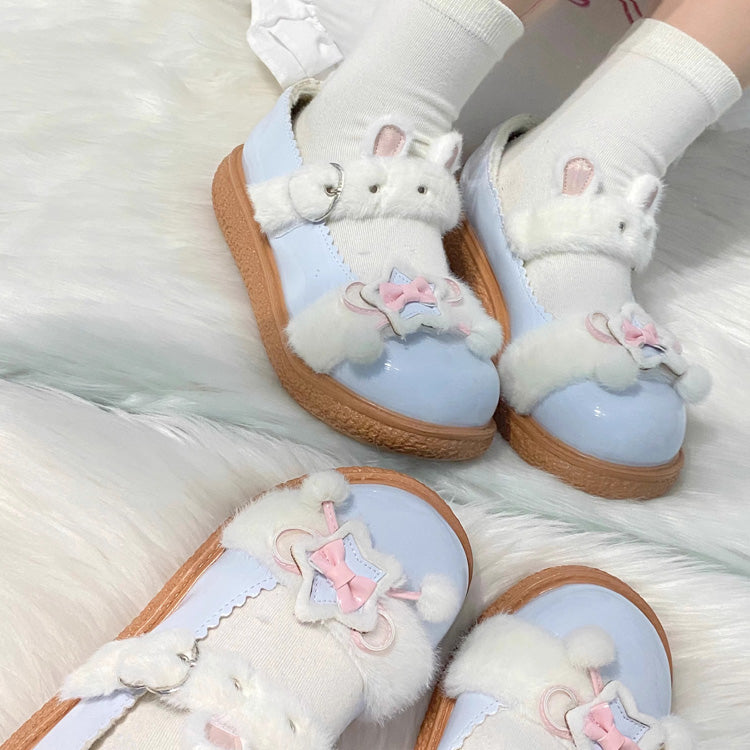 星 うさ耳 リボン Furry スウィートロリータ シューズ 5色 商品画像