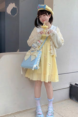 Bowknot Pearl Sweet Lolita Shoulder Bag 4 Colors - Product - 12