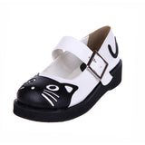 Black Patent Leather Point Toe Platform Sweet Lolita Shoes - Product - 7