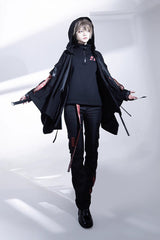 Black Unmarked Blade Gothic Handsome Ouji Lolita Long Pants - Product - 12