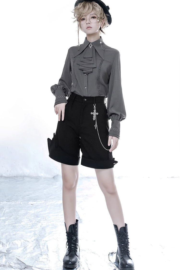 Medieval Lamb Long Sleeve Ouji Fashion Lolita Shirt 3 Colors - Product - 3