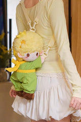 Green [The Little Prince] Cute Plush Toy Sweet Lolita Lying-Down Backpack - Product - 11