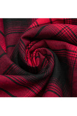 Lattice Plaid Stitching Binding Women's Steam Punk Strap Dress - Product - 17