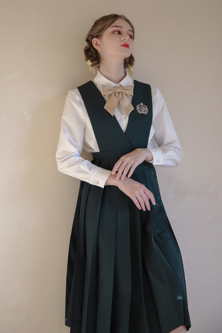 Green [Artemis] Sweet College Style Elegant Lolita Jumper Dress - Product - 11