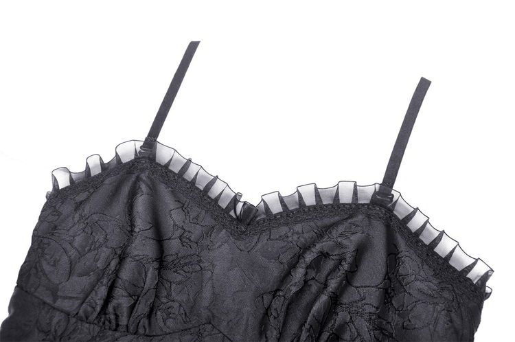 Elegant Black Lace Tiered Evening Dress - Perfect for Events - image 6