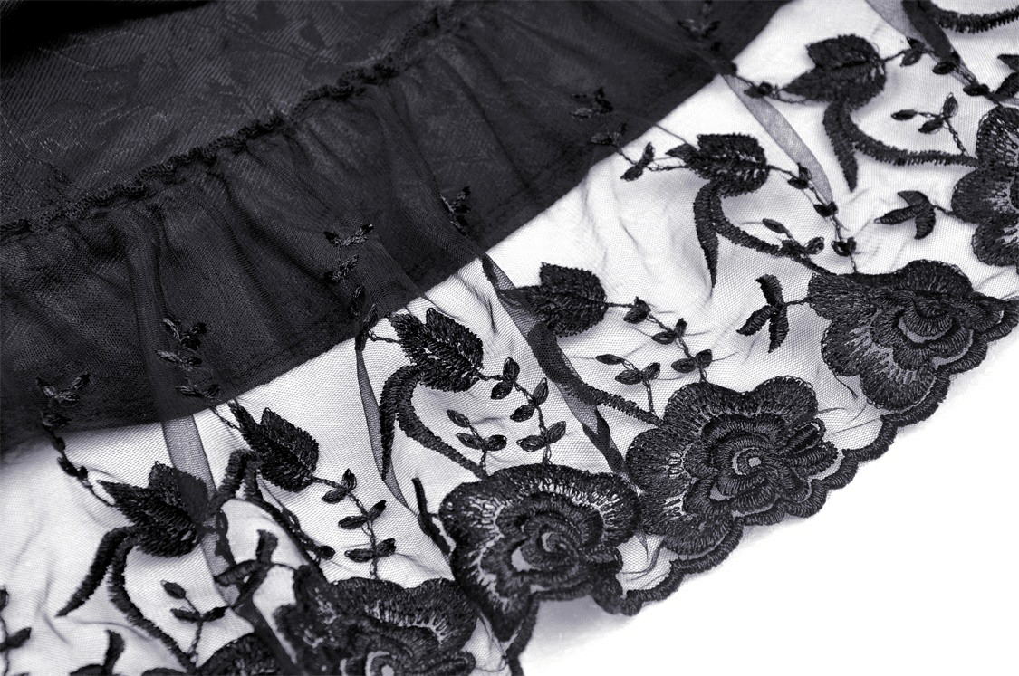 Elegant Black Lace Tiered Evening Dress - Perfect for Events - image 10