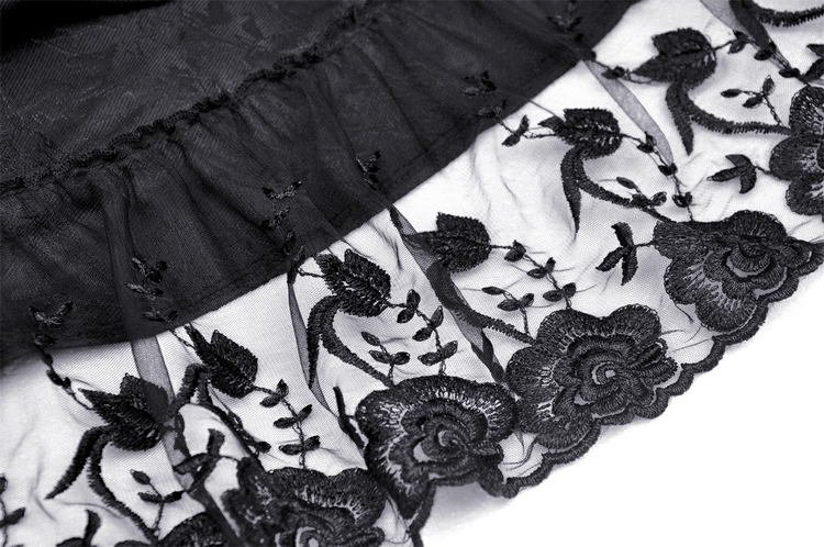 Elegant Black Lace Tiered Evening Dress - Perfect for Events - image 10
