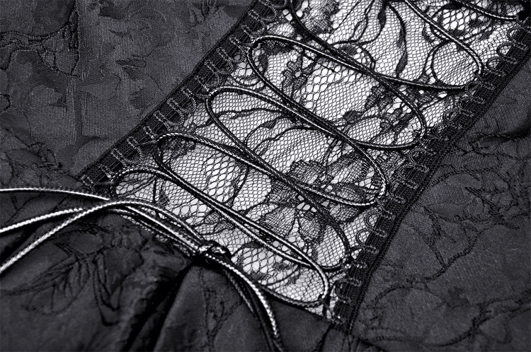 Elegant Black Lace Tiered Evening Dress - Perfect for Events - image 11