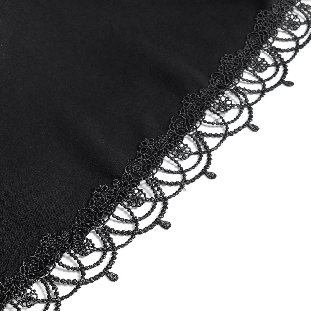 Elegant Corset Dress with Lace Layers and Beaded Trim - image 12