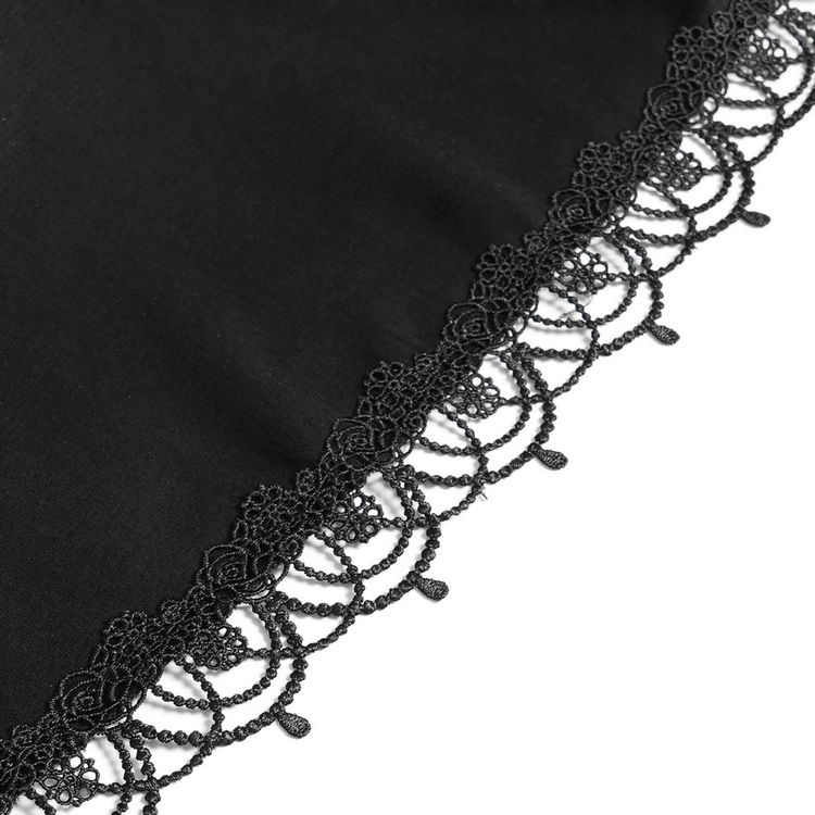 Elegant Corset Dress with Lace Layers and Beaded Trim - image 12