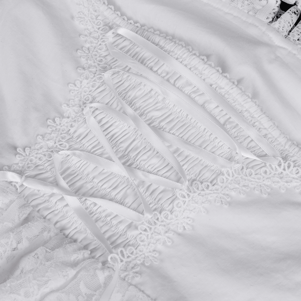 Elegant Female White Halter Dress with Ruffle Details - image 12