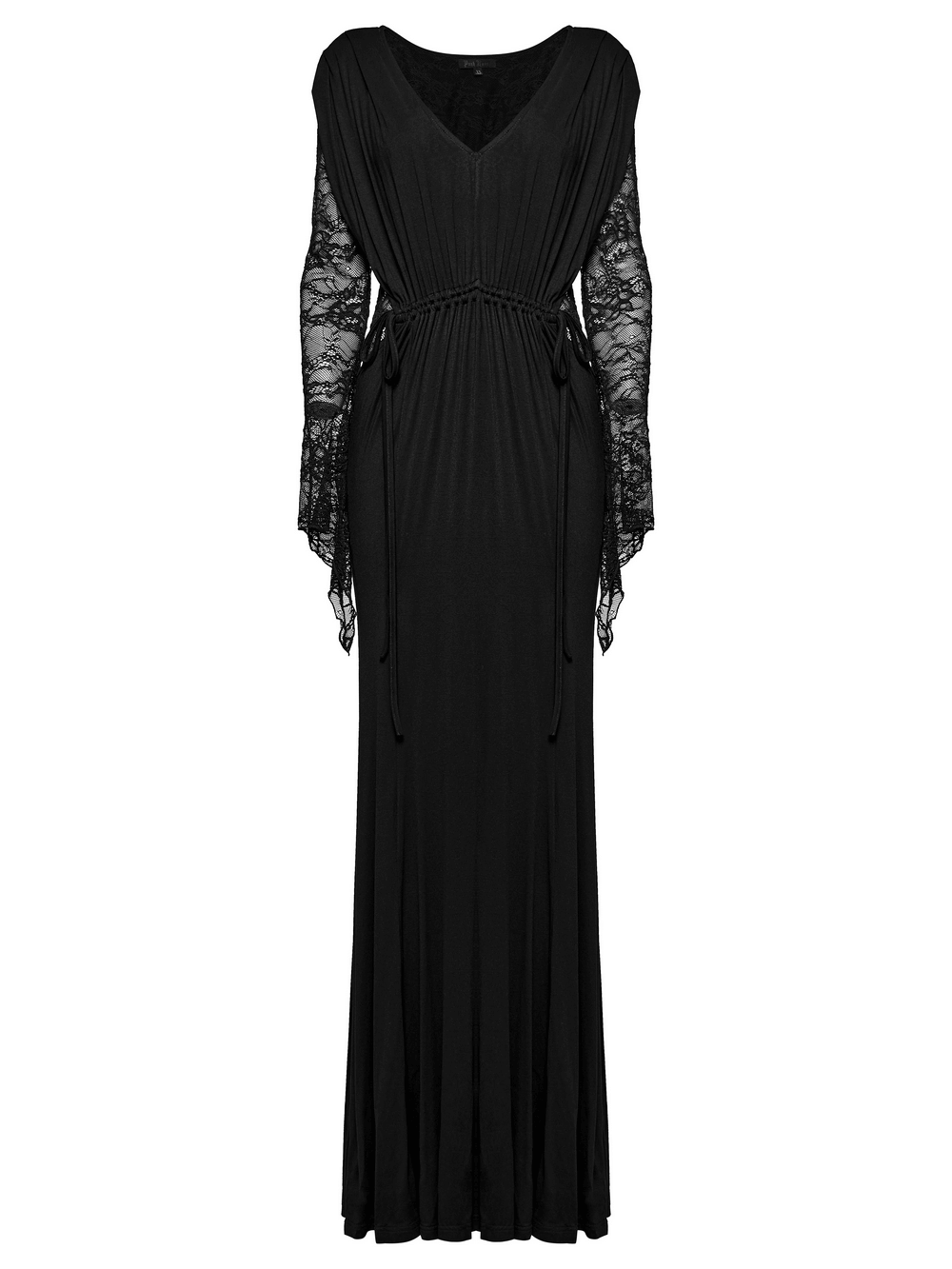 Elegant Gothic Lace Sleeved Maxi Dress for Women - image 4