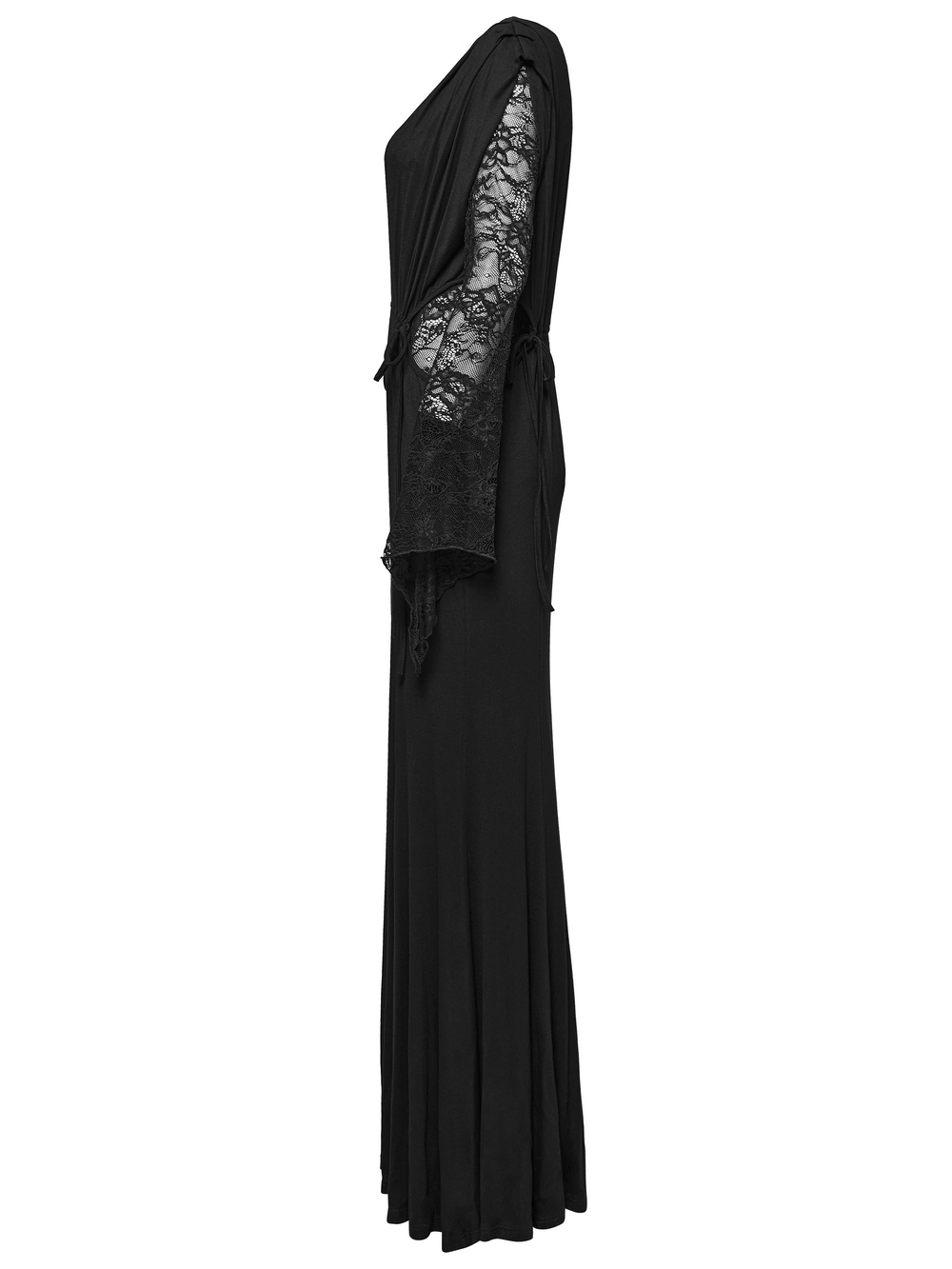 Elegant Gothic Lace Sleeved Maxi Dress for Women - image 5