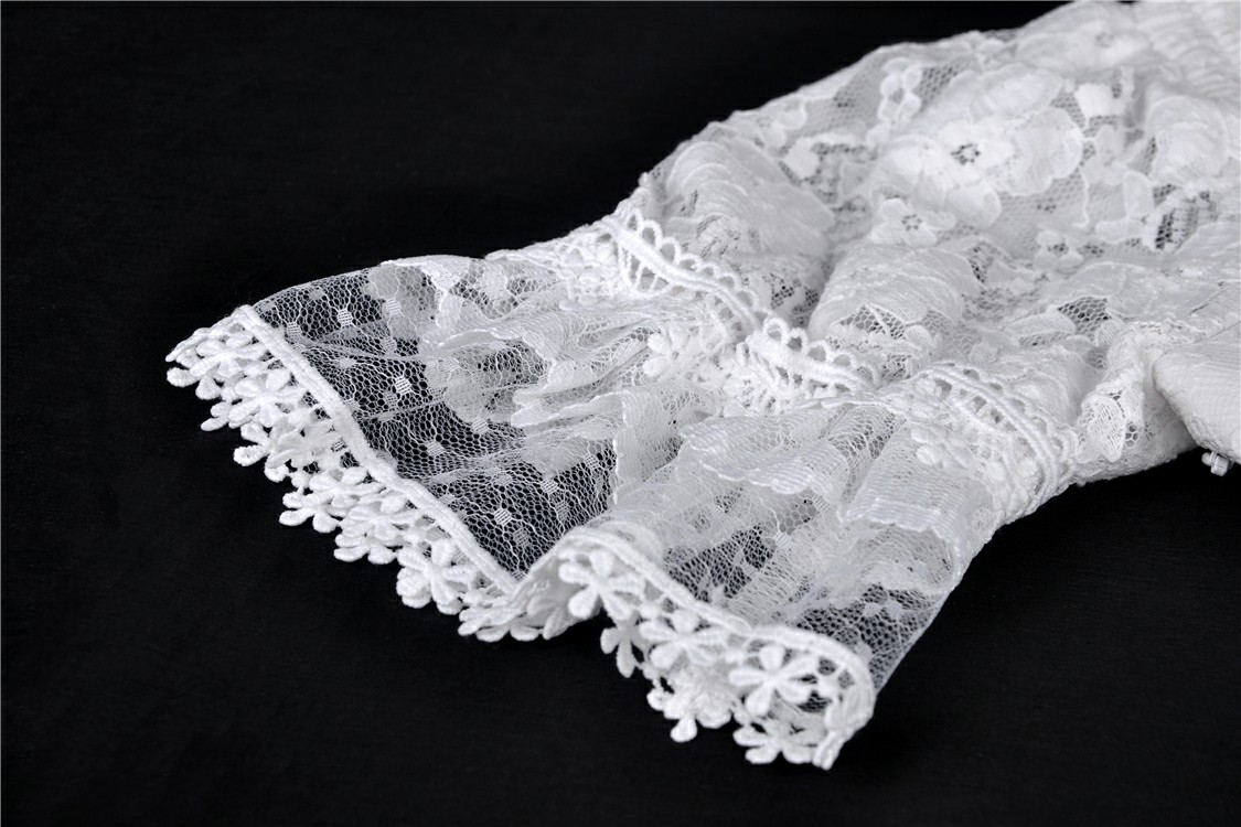 Elegant Lace Off-Shoulder Dress with Asymmetrical Hem - image 8