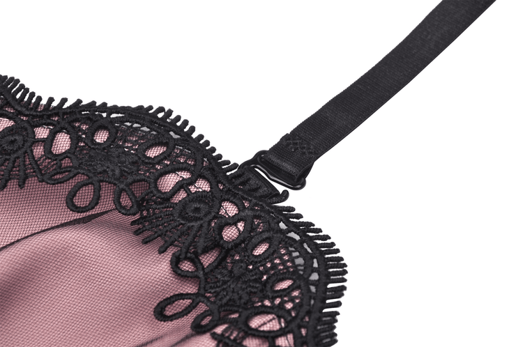 Elegant Lace-Up Dress with Ruffled Hem and Delicate Details - image 8