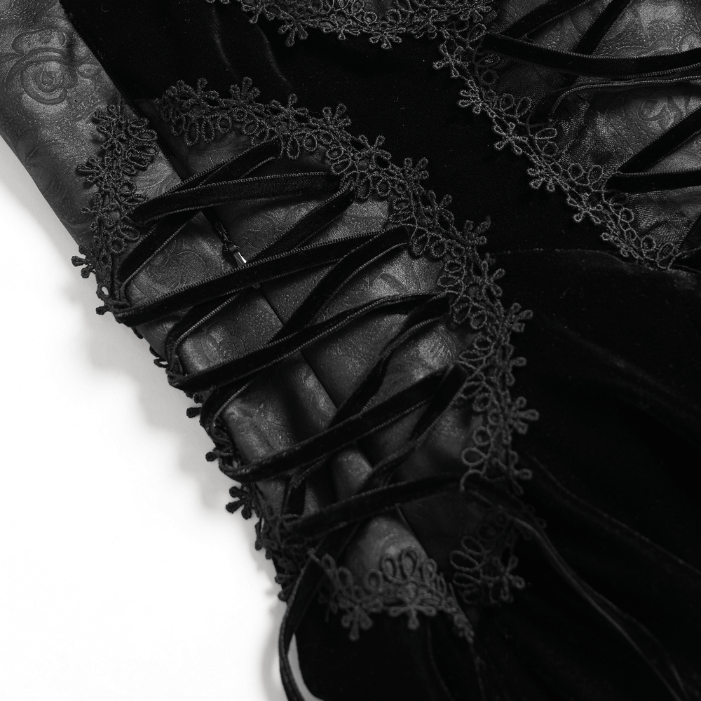 Elegant Maxi Dress with Lace Corset and Beaded Detail - image 11