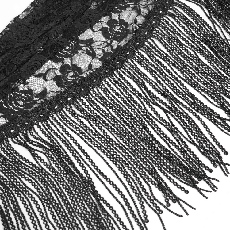 Elegant Maxi Dress with Lace Corset and Beaded Detail - image 16