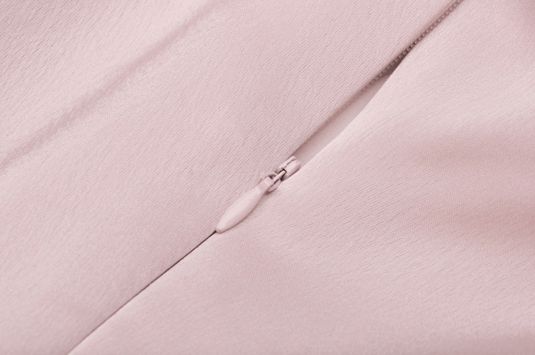 Elegant Pink Satin Bow Dress for Evening Events - image 10