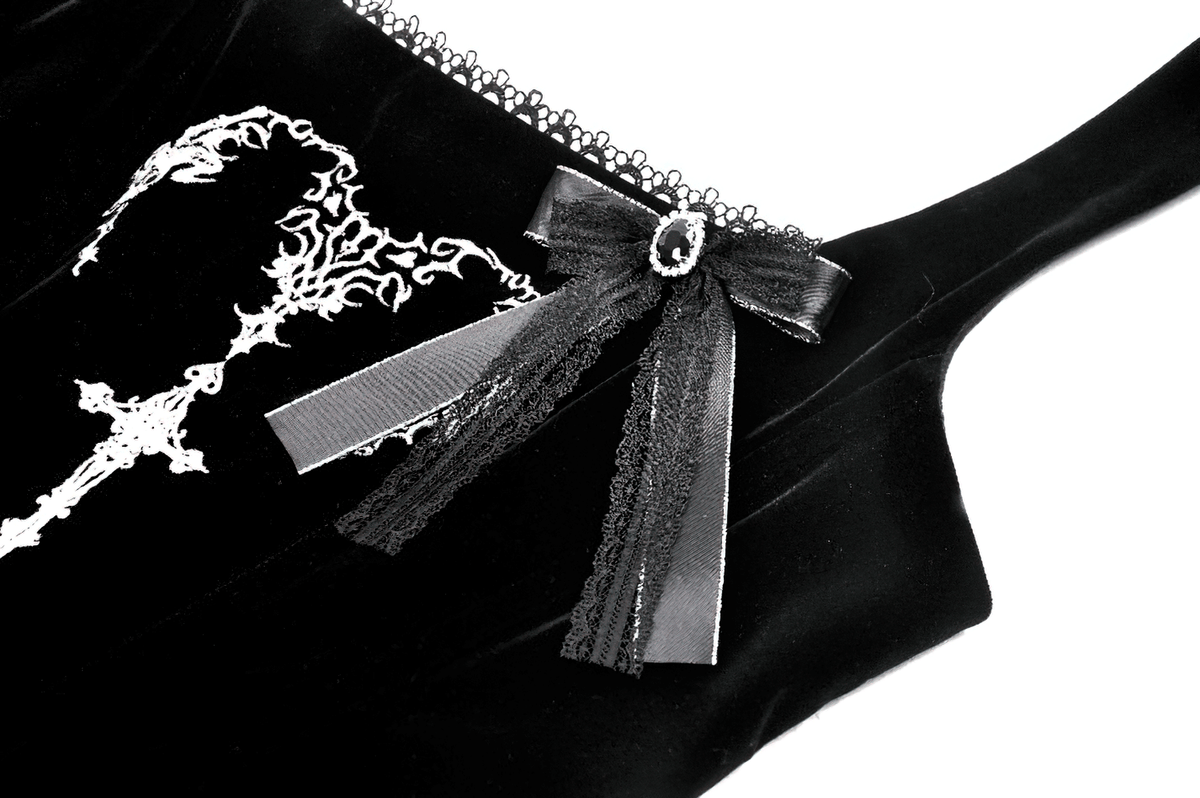 Enchanting Black Long Dress with Lace-Up Back - image 8