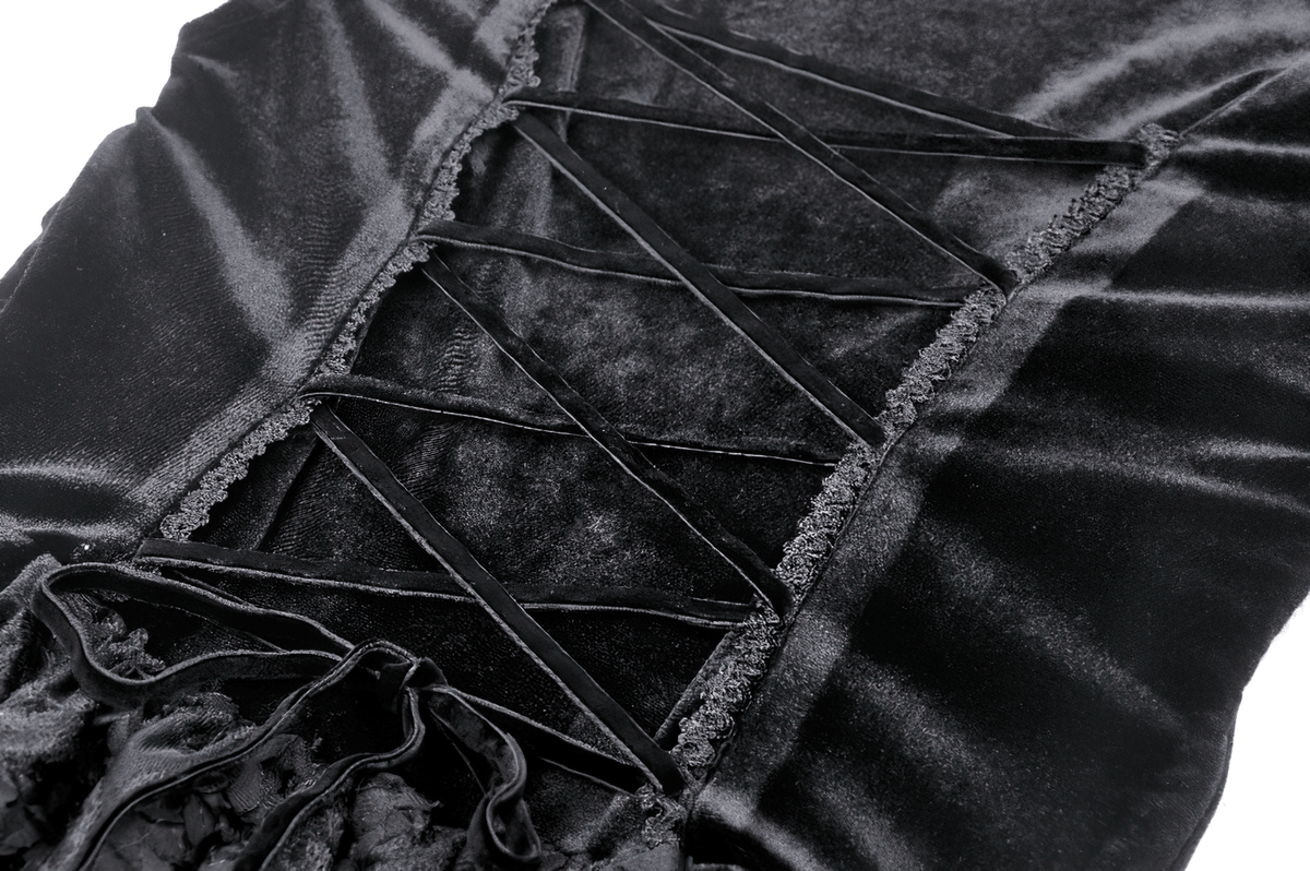 Exquisite Swallowtail Dress with Lace and Shell-Sleeves - image 9