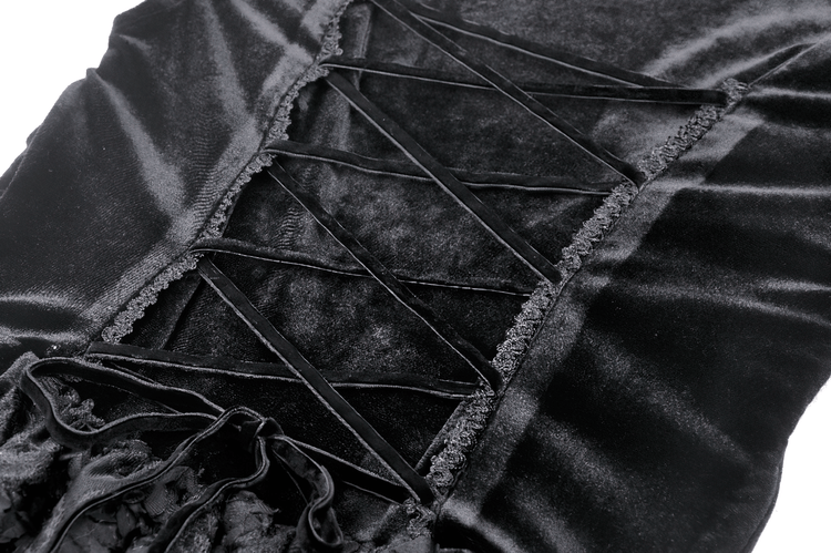 Exquisite Swallowtail Dress with Lace and Shell-Sleeves - image 9