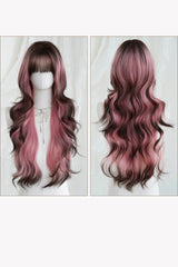 Harajuku Y2K Ombre Long Fluffy Loose-Wavy Sweet Lolita Wig with Full Bangs 2 Colors - Product - 8
