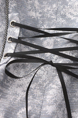 Grey [The Eternal Treasure Route] Sleeveless Vintage Elegant Prince Handsome Ouji Lolita Long Coat - Product - 9