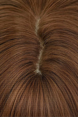 Milk Coffee Full Air Bangs Multi-Layered Sweet Lolita Collarbone Length Wig - Product - 4